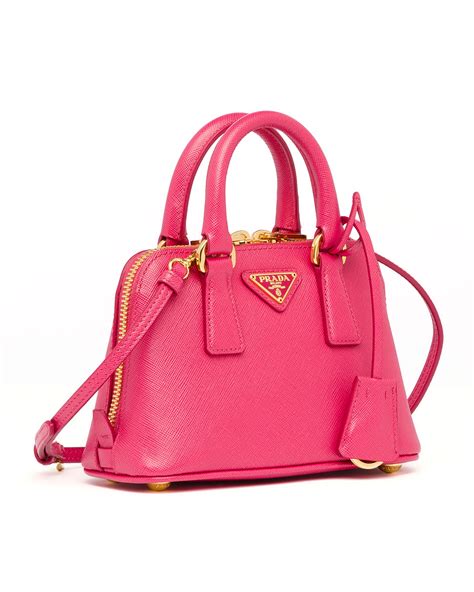 prada pink handbag|small prada handbag pink.